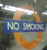 Waterloo Underground Station - No Smoking sign