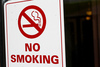 No Smoking sign
