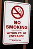 No Smoking within